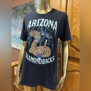 Nostalgia Black and Purple Cooperstown Collection Tee